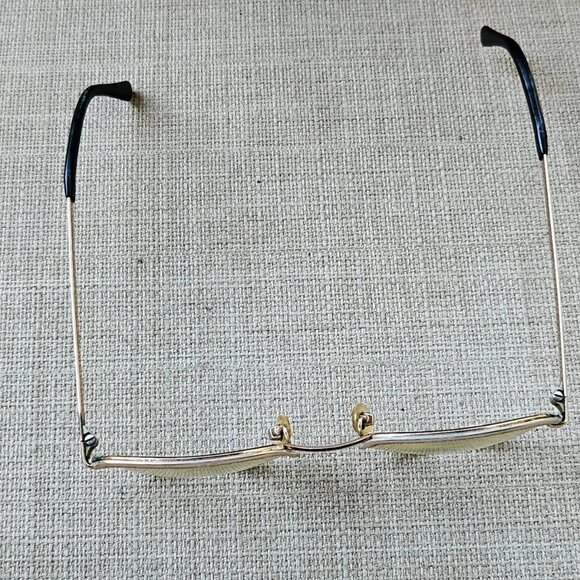 Vintage Safilo Women Eyeglasses Frame Gold Tone Glasses Eye Wear Frame Italy - Picture 13 of 13